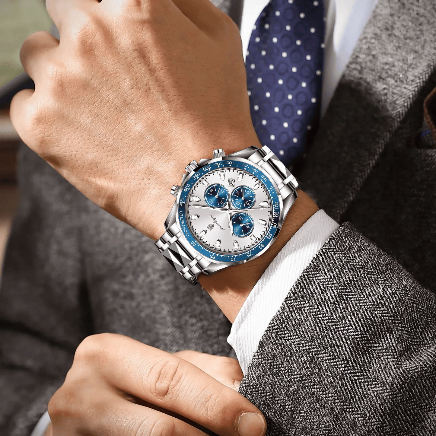 Relógio Masculino Prata – Vanguard Silver Arctic™
